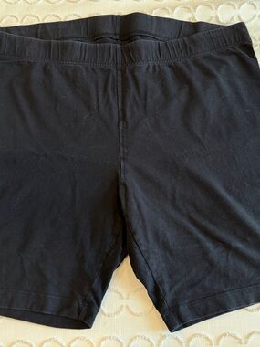 Old Navy Black Knit Shorts with Elastic Waist
